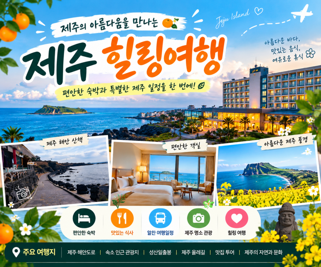 제주 바다 보이는 호텔에서 쉬어볼까? 오션스위츠 제주 포함 2박3일 힐링여행 숙소 사진